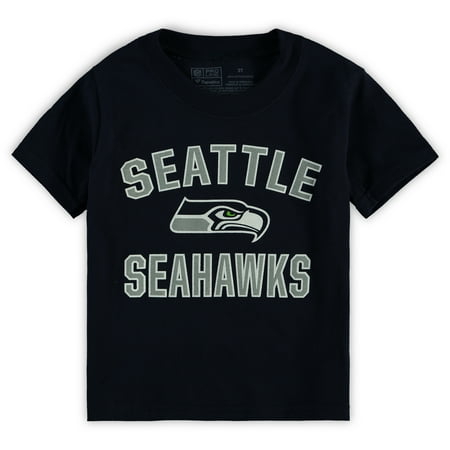 Seattle Pro Musica Christmas Seattle Seahawks NFL Pro Line by Fanatics Branded Toddler Team Victory Arch T-Shirt - College Navy ()