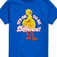 thumbnail image 3 of Sesame Street - Its Ok To Be Different - Toddler and Youth Short Sleeve Graphic T-Shirt, 3 of 5