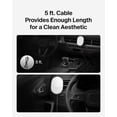thumbnail image 4 of Cargador inalámbrico de coche Belkin de 15 W magnético para iPhone, color gris, 4 of 6