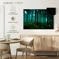 thumbnail image 5 of Elephant Stock Glowing Fireflies Wall Art - Horizontal Canvas Wall Art - Living Room Wall Decor - Nature Canvas - Black And Yellow Decor - 45" x 30", 5 of 8