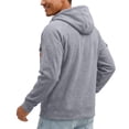 thumbnail image 6 of Resicozy Mens Cargo Hoodies Quarter Zip Sweatshirts Tactical Pullover Casual Gym Athletic Loose Hooded Sweatshirts with Pocket Gray 3XL, 6 of 7