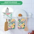 thumbnail image 4 of Yayeee Pot Holders Kitchen Heat Resistant with Pocket 7"x9.8" Cotton Oven Cooking Hot Pads, Yellow Floral Wave, 4 of 7