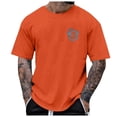 thumbnail image 5 of Men Back Print Graphic T Shirt Short Sleeve Crewneck Tee Posterior Design Top Summer Casual Streetwear Soft Breathable Male Shirt, 5 of 7