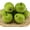 Green, variant on 6pcs Artificial Green Apple Decoration Fake Fruit Home Party Holiday Decorative Food Toy Model