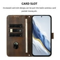thumbnail image 2 of Wallet Case for Google Pixel 9a, Short Strap PU Leather Case, Premium PU Leather Kickstand Magnetic Folio Cover for Google Pixel 9a with Card Holder, Support Wireless Charging - Brown, 2 of 9