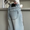 thumbnail image 5 of Kids Girls' Fashion Jeans High Waist Wide Leg Baggy Pants Girl Clothes Girls Clothes, 5 of 8
