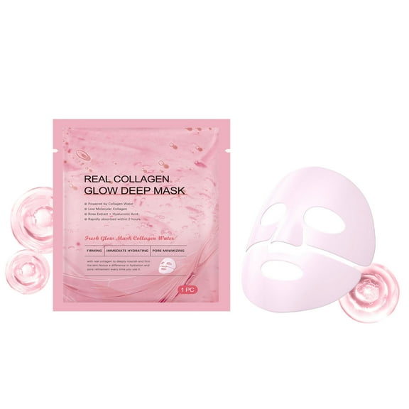 Vadktai Bio-Collagen Mask, Overnight Hydrating Face Mask for All Skin Types, Hydrating Collagen Face Mask