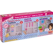 Kiss Naturals Jumbo 3-in-1 Party Pack, Lip Balm/Perfume/Dip Dye Hair Color
