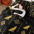 thumbnail image 4 of Feelyou Tribal Wolf Adult Twin Bedding Sets 7pcs, Boho Western Aztec Bedding Comforter Set, 4 of 8