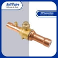 thumbnail image 3 of Appli Parts APBV-138 1-3/8 in Shut Off Ball Valve ODF Universal Replacement 610 psi (4.2 Mpa) max pressure -22 F to 248 F work temperature with 1/4 in SAE service port, with 10 in overall length, 3 of 8