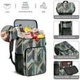 thumbnail image 5 of Cooler Backpack Insulated Backpack Cooler for Men & Women,marble Modern Geometric Flowers Abstract Mesh Coolers Bag for BBQ Camping Beach, 5 of 6