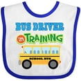 thumbnail image 3 of Inktastic Bus Driver in Training Boys or Girls Baby Bib, 3 of 4