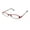 ruby, variant on NEW HARRY LARY'S TWIGGY WOMENS/LADIES DESIGNER FULL-RIM KHAKI FABULOUS METALLIC ARMS FRAME DEMO LENSES 46-0-0 EYEGLASSES/EYEWEAR
