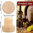 thumbnail image 2 of 150Pc Wine Cork T Shaped Cork Plugs for Wine Cork Wine Stopper Reusable Wine Corks Wooden and Rubber Wine Stopper, 2 of 7