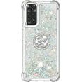 thumbnail image 5 of for Xiaomi Redmi Note 11 4G Glitter Case with Ring Holder, Bling Sparkle Floating Liquid Soft TPU Cushion Fashion Clear Case Cover for Xiaomi Redmi Note 11 4G/Redmi Note 11S  Silver, 5 of 14