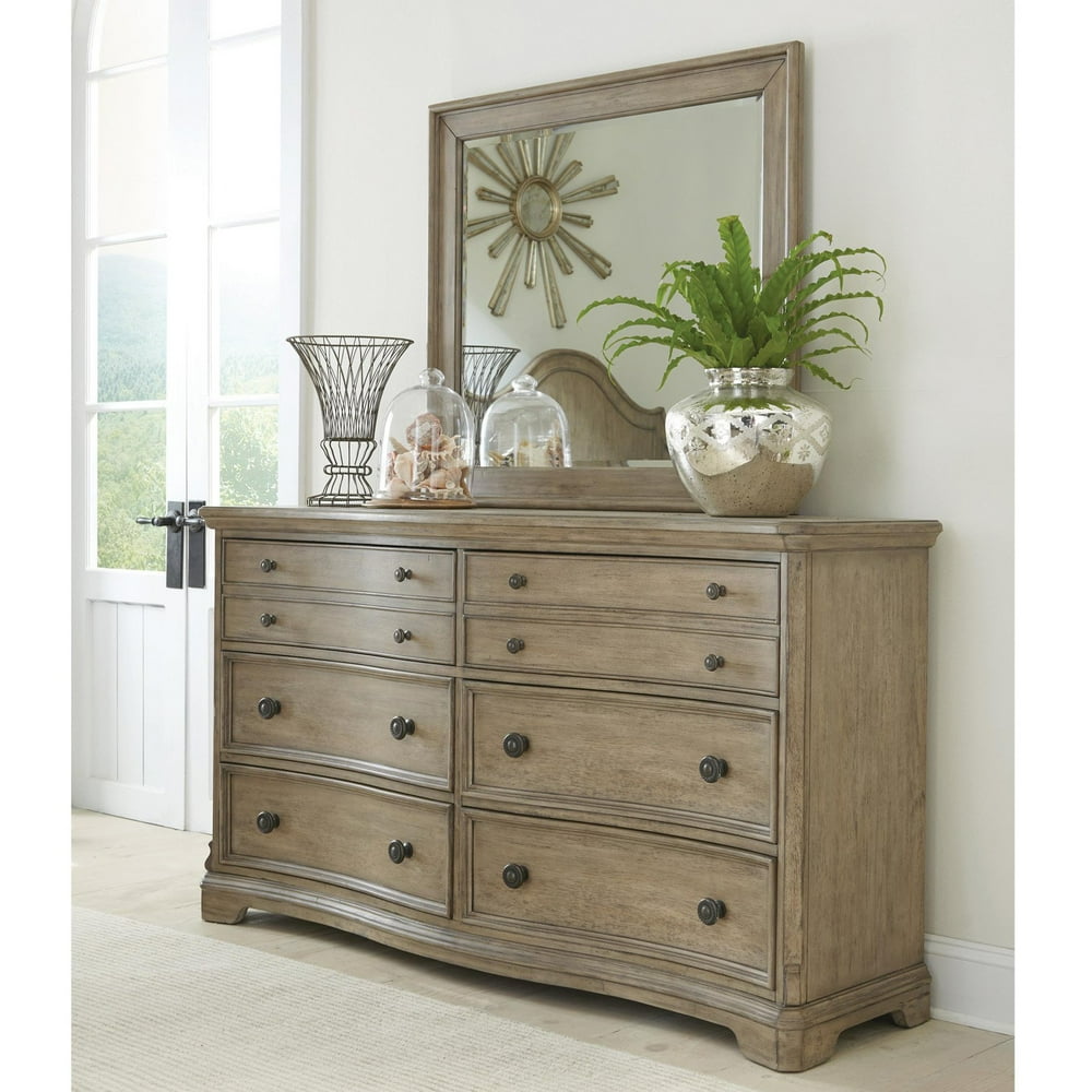 Riverside Corinne 6 Drawer Dresser with Optional Mirror - Walmart.com
