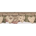 thumbnail image 2 of Vintage Kitchen Clothes Drying on Line Retro Wallpaper Border Farmhouse Style, Roll 15' x 8'', 2 of 3