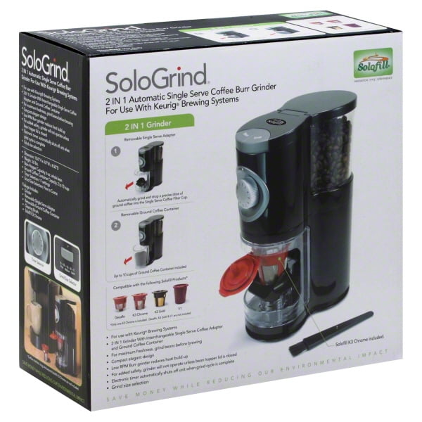 Solofill Sologrind 2in1 Automatic Single Serve Burr Grinder