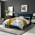 thumbnail image 5 of Modway Amira Twin Modern Upholstered Polyester Fabric Bed in Azure Blue, 5 of 5