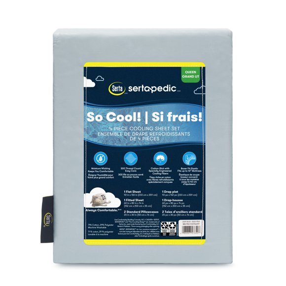 Sertapedic So Cool! 4pc Cooling Sheet Set