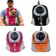 thumbnail image 2 of ResaPetDogCarrierValpReseMeshRyggsäckFrämreBärbaraxelväskaBlackS, 2 of 3