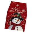 thumbnail image 1 of GROWTH TANK Christmas Table Runner Snowflakes Tablecloth for Tabletop Farmhouse Seasonal red, 1 of 9