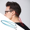 thumbnail image 3 of Cadena para correa para gafas Macarena Zafiro Azul Correas para anteojos, 3 of 8
