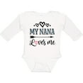 thumbnail image 3 of Inktastic My Nana Grandma Loves Me Girls Girls Long Sleeve Baby Bodysuit, 3 of 5