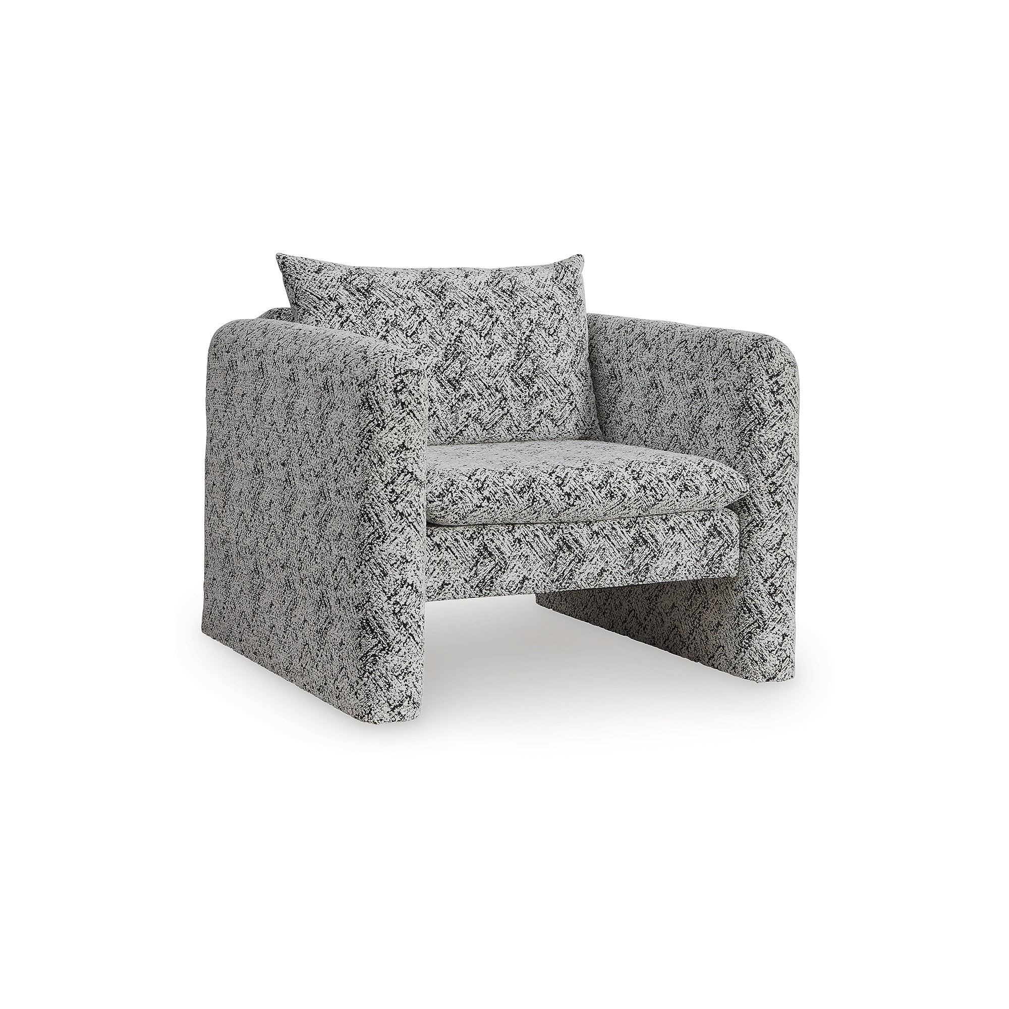 (2 pack) Signature Design by Ashley Kenbell Modern Geometric Accent Chair