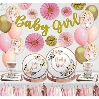  Sweet Baby Co. - Decoraciones de baby shower para niña
