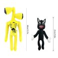 thumbnail image 3 of Cabezas dobles, muñeco de peluche, cabeza de sirena, regalos, juguetes de Halloween, juguete suave de peluche para niños Inevent FN006818-03, 3 of 7