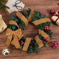 thumbnail image 4 of Cinta de terciopelo Simplegoal, color caqui, 2,54 cm x 22,86 m, para Navidad, 4 of 6