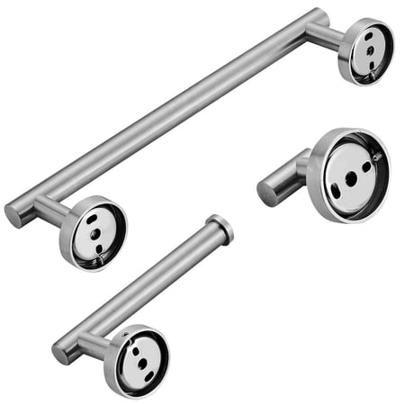 serony 1set Bathroom Wall Holder Set Toilet Paper Towel Rack Kit ...