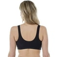 thumbnail image 2 of Bestform 5006014 Comfortable Unlined Wireless Cotton Stretch Sports Bra with Front Closure, 2 of 11
