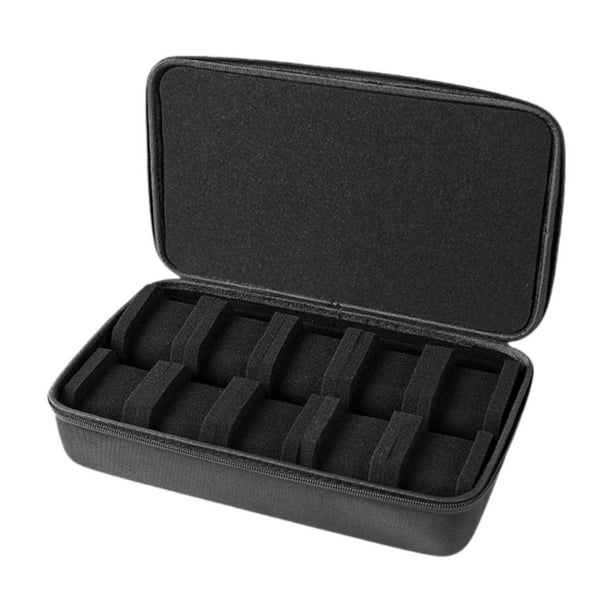Estuche organizador de Estuche de Viaje para reloj con asa, caja para reloj para hombre y mujer, estuche de exposición para reloj, estuche de