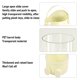 thumbnail image 4 of Tomo de Almacenamiento de animales de Peluche, Balde de Almacenamiento de Juguetes de Lujo Gran Capacidad Visible 97 cm Transparente Para Dormitorio, 4 of 7