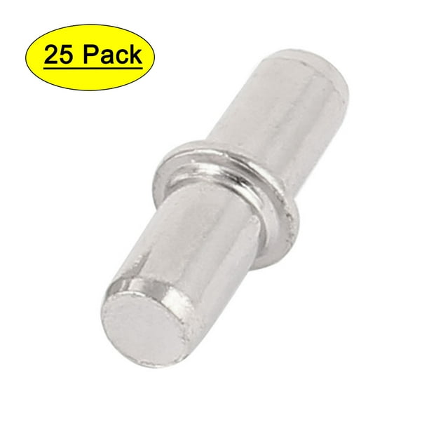 5mmx19mm Metal Cylindrical Shape Shelf Holder Support Pins Studs 20pcs
