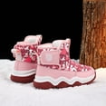 thumbnail image 5 of REDARER Kids' Warm Winter Snow Boots - Non Slip Waterproof with Fleece Lining, Cozy Solid Color Boots for Boys & Girls,Size:2.5, 5 of 8