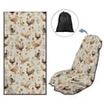 thumbnail image 5 of Xixirimido Roosters Dandelion Floral Print Gym Car Seat Cover Towel Sweatproof Protector for Post-Workout Large Universal Front Seat Mat Non-Slip for Cars, Trucks, SUVs2Pack, 5 of 8