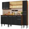 thumbnail image 1 of Cocina Integral Madesa Emilly West 201cm Marrón/Negro, 1 of 10