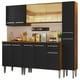thumbnail image 1 of Cocina Integral Madesa Emilly West 201cm Marrón/Negro, 1 of 10