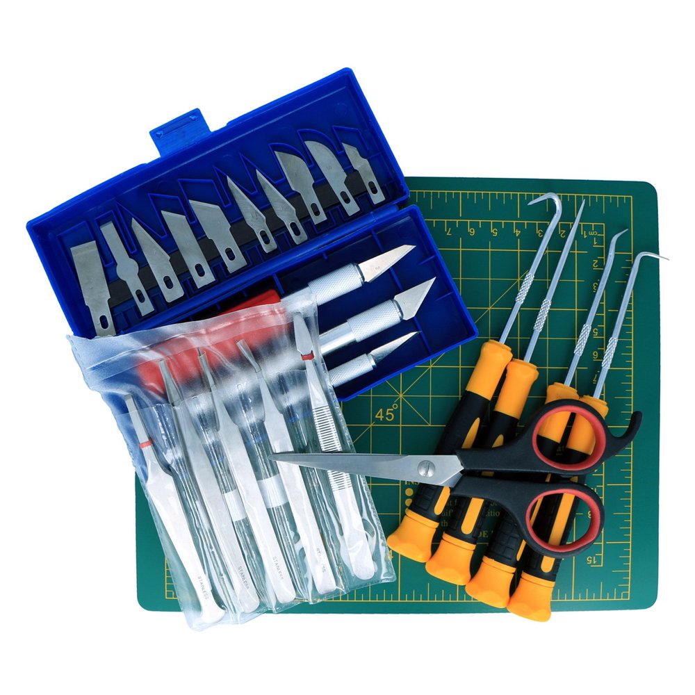 Universal Tool Paper Cutting Kit Hobby Knives Hook Set Scissors
