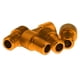 thumbnail image 5 of 5 Piezas de Aleación de Aluminio Soledad Adaptador Presta a Válvula Bomba Conector Oro, 5 of 10