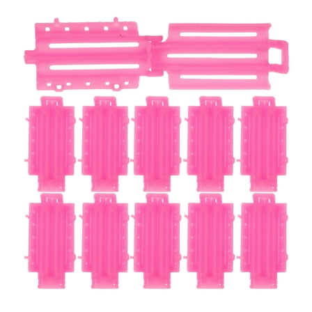 PTOOTP Perm Rollers Perm Rods Perm Kit Rosy Plastic 1 Set