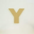 thumbnail image 2 of Package of 1, 16 Inch X 3/4" Thickness MDF Letter Y in The Arial Font, Thick, Upper Case for Art & Craft Project, Made in USA, 2 of 4