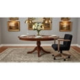thumbnail image 6 of Pemberly Row Wood Farmhouse Natural Finish Rolling Office Chair, 6 of 12