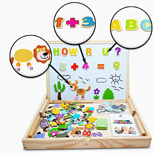 Magnetic Letters Numbers Animals for JQP Educational Toy XL Wood Puzzle Set 151 for sale online 