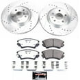 thumbnail image 3 of PowerStop Front Z26 Street Warrior Carbon-Fiber Ceramic Brake Pad and Drilled and Slotted Rotor Kit Fits: CHEVROLET Select Models K5948-26, 3 of 9