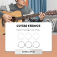 thumbnail image 3 of Spock Classic Guitar Six Strings SC12 Nylon Silver Plating Set Super Light Acoustic Guitar Musical I, 3 of 5