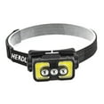 thumbnail image 3 of Linterna frontal LED impermeable portátil Shamjiam 6 modos ajustable para pesca ciclismo senderismo 3 cuentas LED, 3 of 8